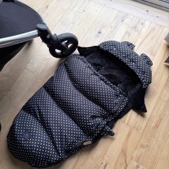 Cosy Buggy Footmuff with Polka Dot Design