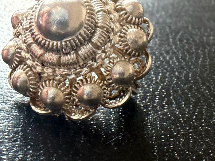 Silver brooch