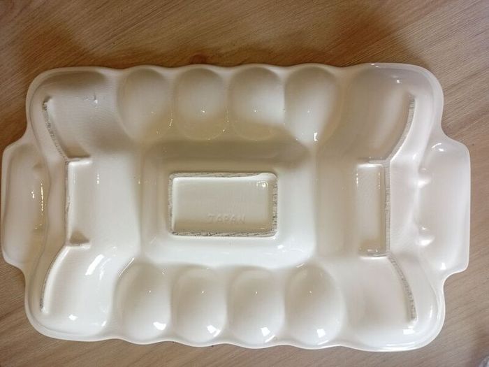 Vintage Ceramic Deviled Egg Tray