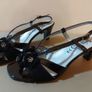 Women's Italian leather Gaja flower sandals Naplak Nero black  NEW boxed size 6 UK SALE Image 3