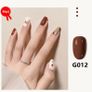 Gel nails LED light Autumn Brown Image 2