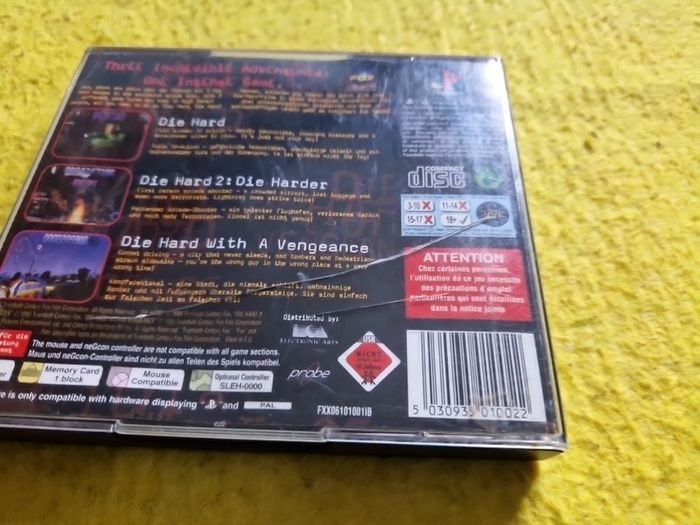 Die Hard Trilogy PlayStation1 Ps1 PlayStation2 Ps2 Games Original