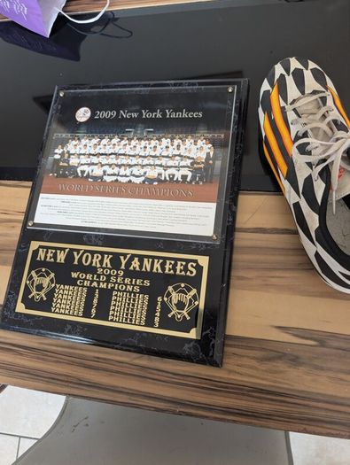 2009 New York Yankees baseball plaque