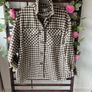 jacket bnwt brown check herringbone Shacket jacket size large Image 4