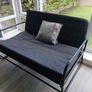 Ikea Knisa sofa bed grey/black Image 2