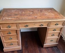 vintage wooden desk