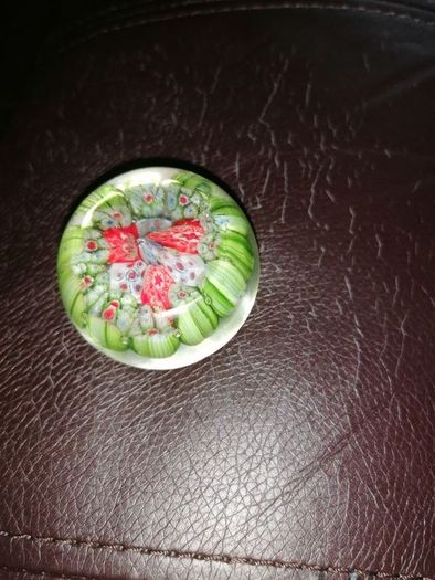 glass paperweight vintage