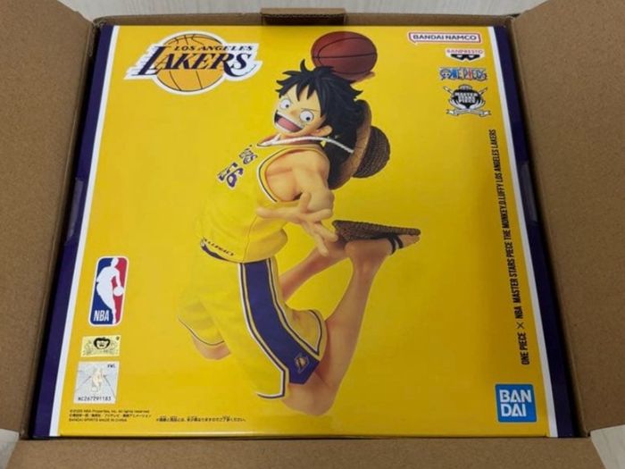 ONE PIECE x NBA Monkey D Luffy Los Angeles Lakers Master Stars Piece Figure