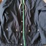 GAP ladies jacket coat with hood and zip and clip button closure in very good condition with no issues see last three photos for exact measurements size large FREE STANDARD POSTAGE INCLUDED Image 9