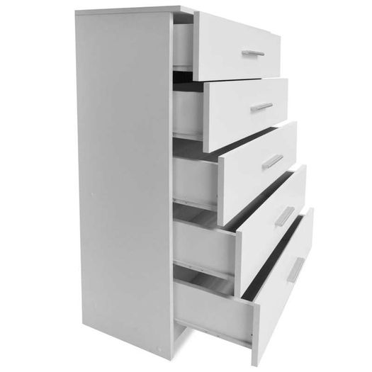 Storage Cabinet Chipboard 71x35x106 cm White