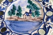 Beautiful Portogaise ceramic wall hanging plate.