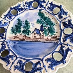 Beautiful Portogaise ceramic wall hanging plate.