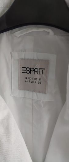 Esprit blazer white buttons uk 8