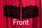 LITTLE WOODS Red Top with Lace Accent SIze 18