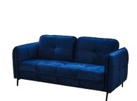 main image for ad BRAND NEW velvet sofa Living Room Lounge Sofa Couch Armrest Corner Sofa Woven blue