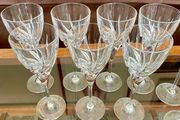 Vintage Italian Lead Free Crystal Wine Glasses RCR x 7