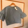 Max Mara top in lovely blue last season Image 7