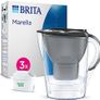 BRITA Marella Water Filter Jug Graphite (2.4L) Starter Pack incl. 3x MAXTRA PRO All-in-1 cartridge  fridge-fitting jug with digital LTI and Flip-Lid Image 6