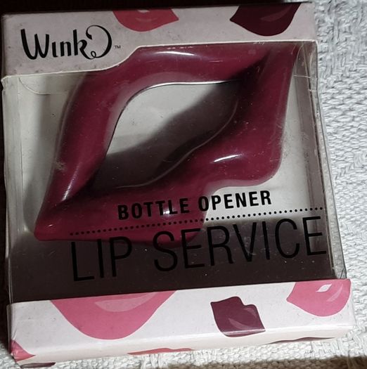 wink lip bottle opener