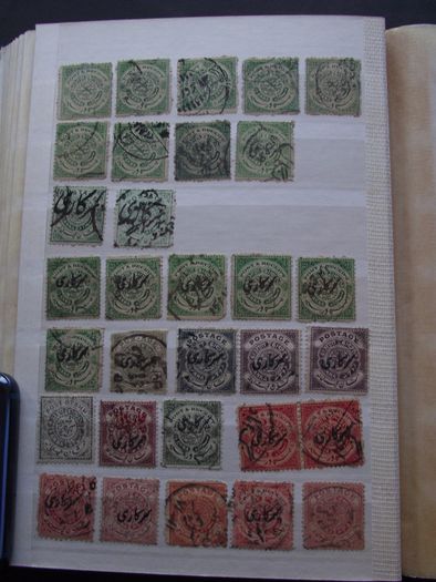 A extensive collection of Stamps from Indian States, presented in the album