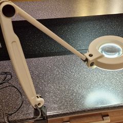 Waldmann Magnifier Luminaire on Swivel Arm