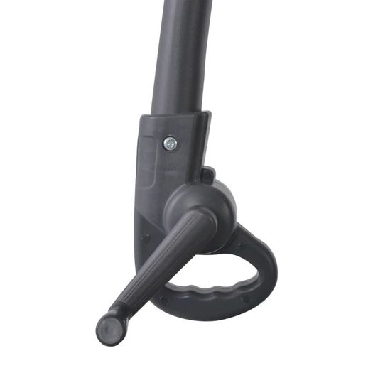 Cantilever Umbrella with Steel Pole 250x250 cm Anthracite
