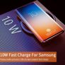 Essager 10W Qi Induction Fast Wireless Charging Pad - Black Image 9