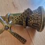 Vintage Brass Windmill Bell Ornament Image 5