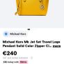 Genuine Michael Kors mini tote ( Sunshine) Jet Set Travel Saffiano Leather. Image 8