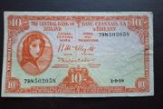 Central Bank of Ireland. Lady Lavery 10 shillings (1959)#3