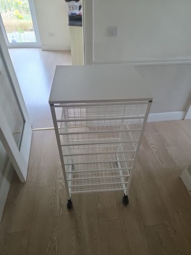 storage tray trolley