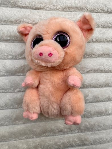 Ty Beanie Boos Piggley the pig Soft Plush approx. 16 cm. Used Please see photos