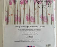 Laura Ashley flamingo kids blackout curtains