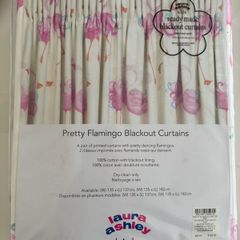 Laura Ashley flamingo kids blackout curtains