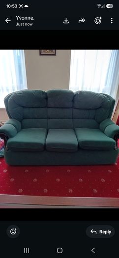 Couch + armchair