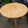 Solid oak dining table Image 2