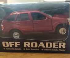 Off Roader Toy Car - authentic details, Door Openable , Diecast Metal & Plastic