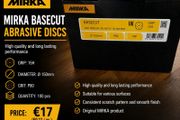 Mirka 80 grit sanding discs