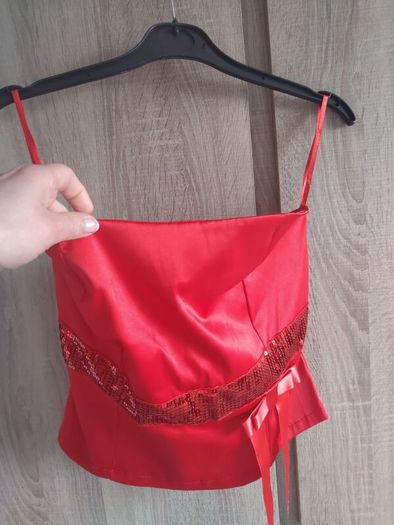red corset size small