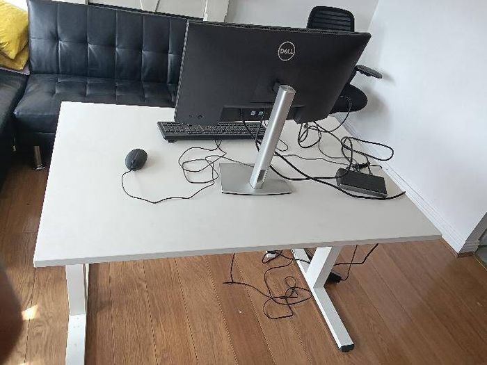 Home office electronic adjustable Desk and ergonomic chair(back adjustable)