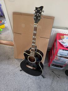 LTD Xtone acoustic-electric left handed guitar