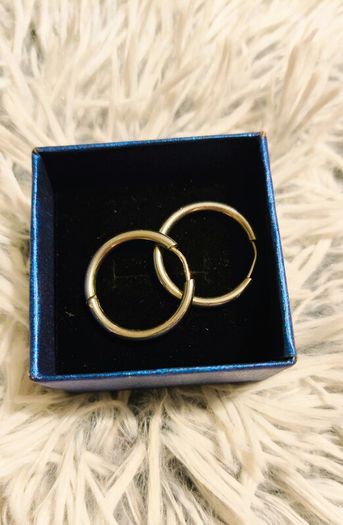 Endless Hoops Silver Round Earrings Minimalist Jewelry