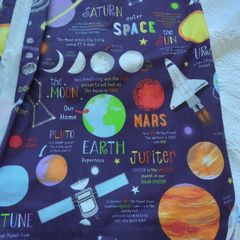 curtains space themed