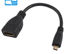 1 pcs micro hd type D to HDMI