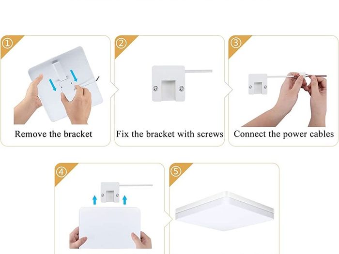 LED Ceiling Light, 36W Daylight White Ceiling Lights, 6500K Kitchen Lights Ceiling, 3240LM Bright Indoor Ceiling Lights for Bedroom, Kitchen, Hallway, Outside Porch (FREE SHIPPING)