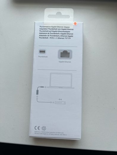 Apple Thunderbolt to Gigabit Ethernet Adapter (brand new)
