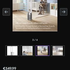 Dyson air purifier and cool fan