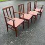 Mid-Century Teak Younger Dining Chairs, Set of 4 (c.1970) Image 5