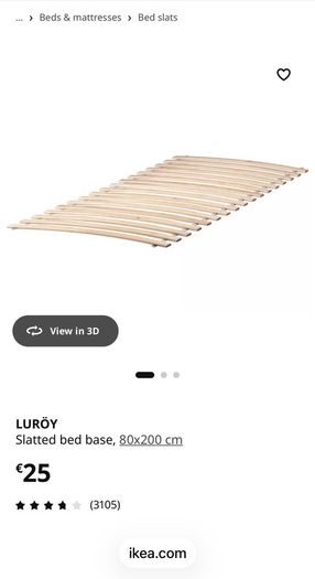 ikea kids bed sundvik - extendable