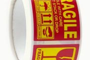 50pcs 2.54x4.5cm Fragile Stickers - Handle with Care, new, unopened.